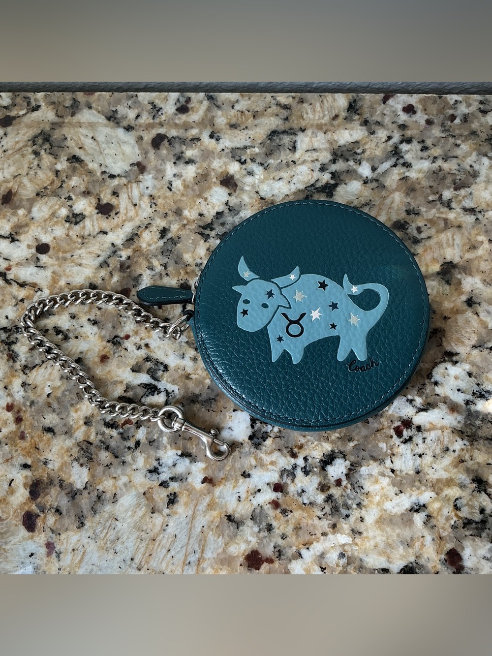 SOLD-Coach Taurus Coin Purse